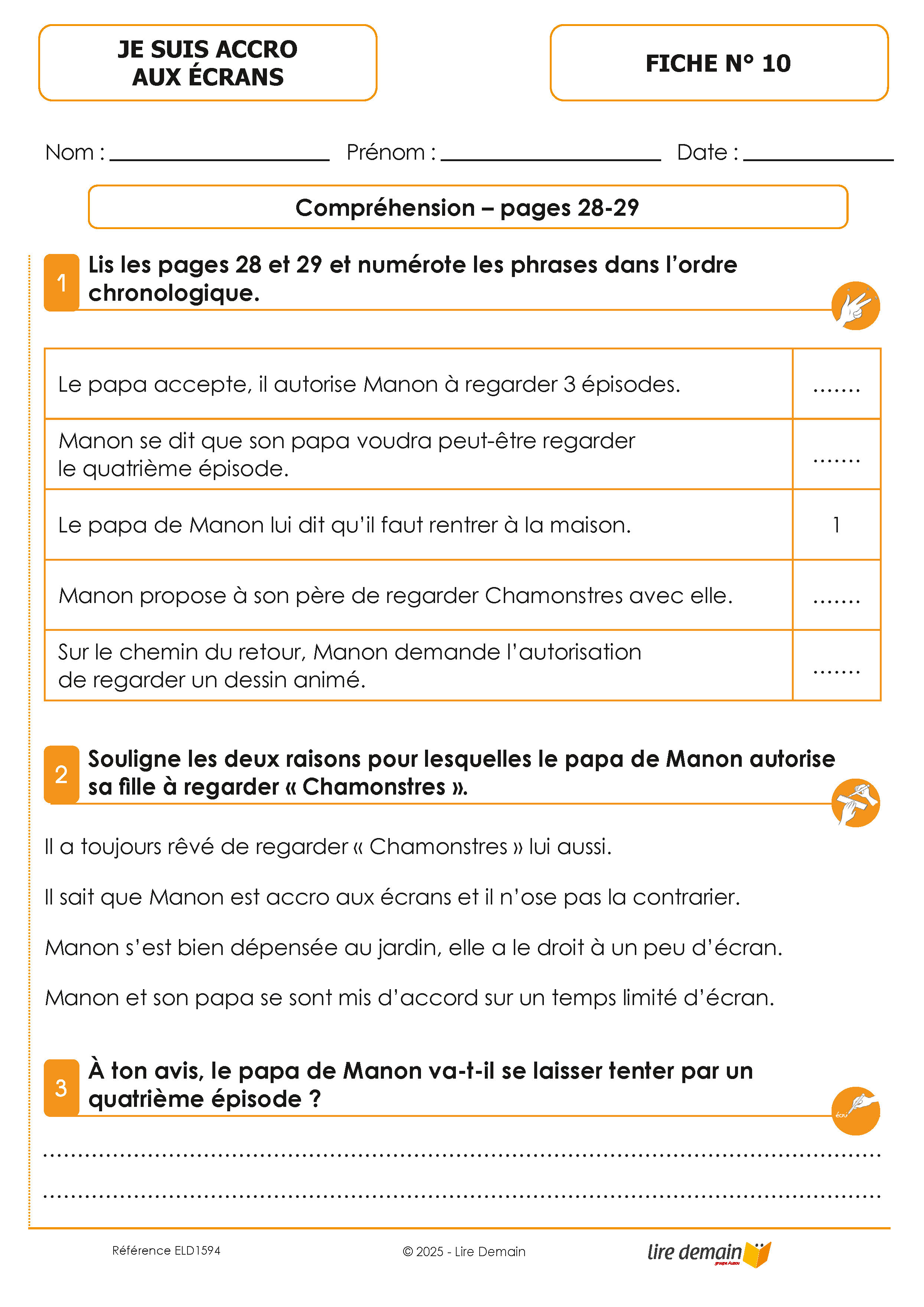 LECTURE SUIVIE - JE SUIS ACCRO AUX ECRANS (FICHIER SEUL)