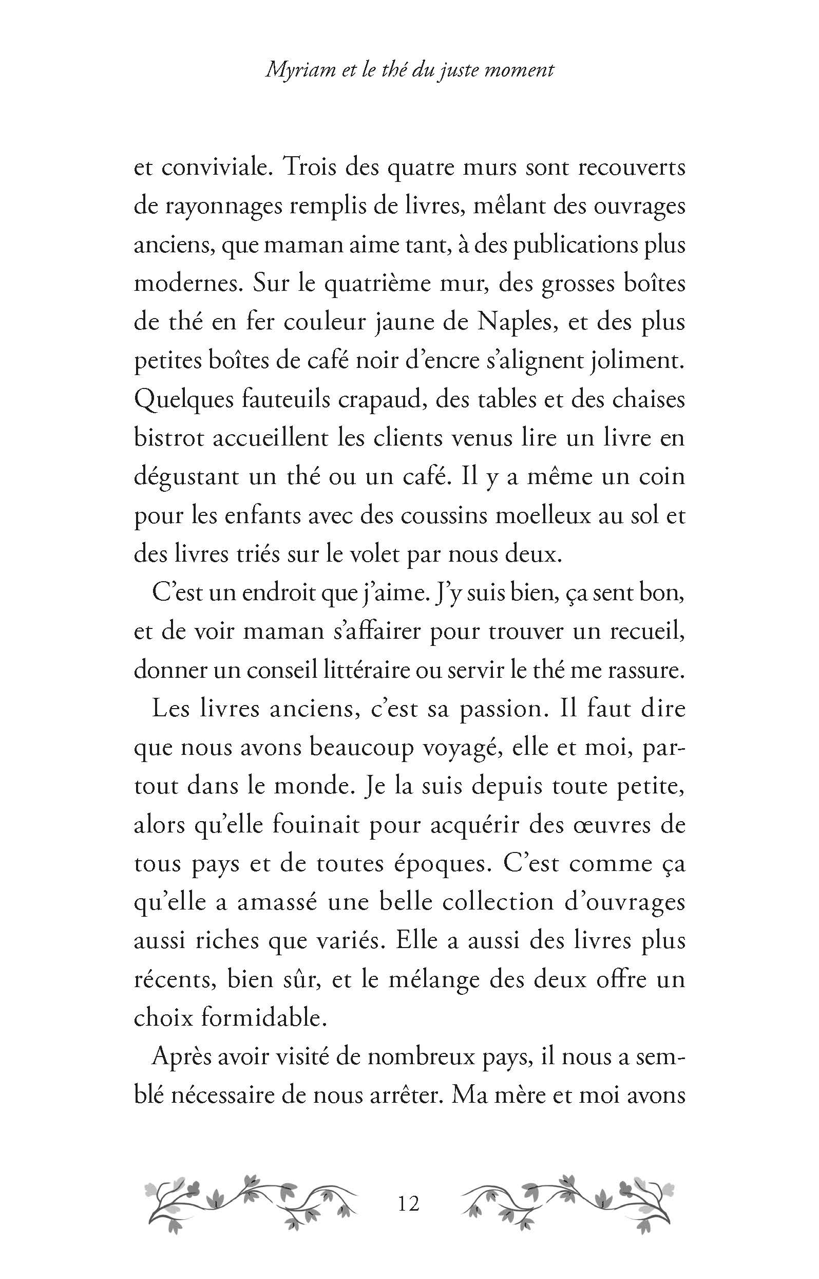 MYRIAM ET LE THE DU JUSTE MOMENT