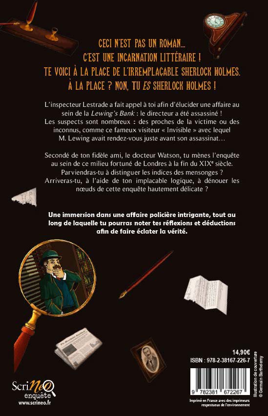 INCARNEZ SHERLOCK HOLMES DANS L