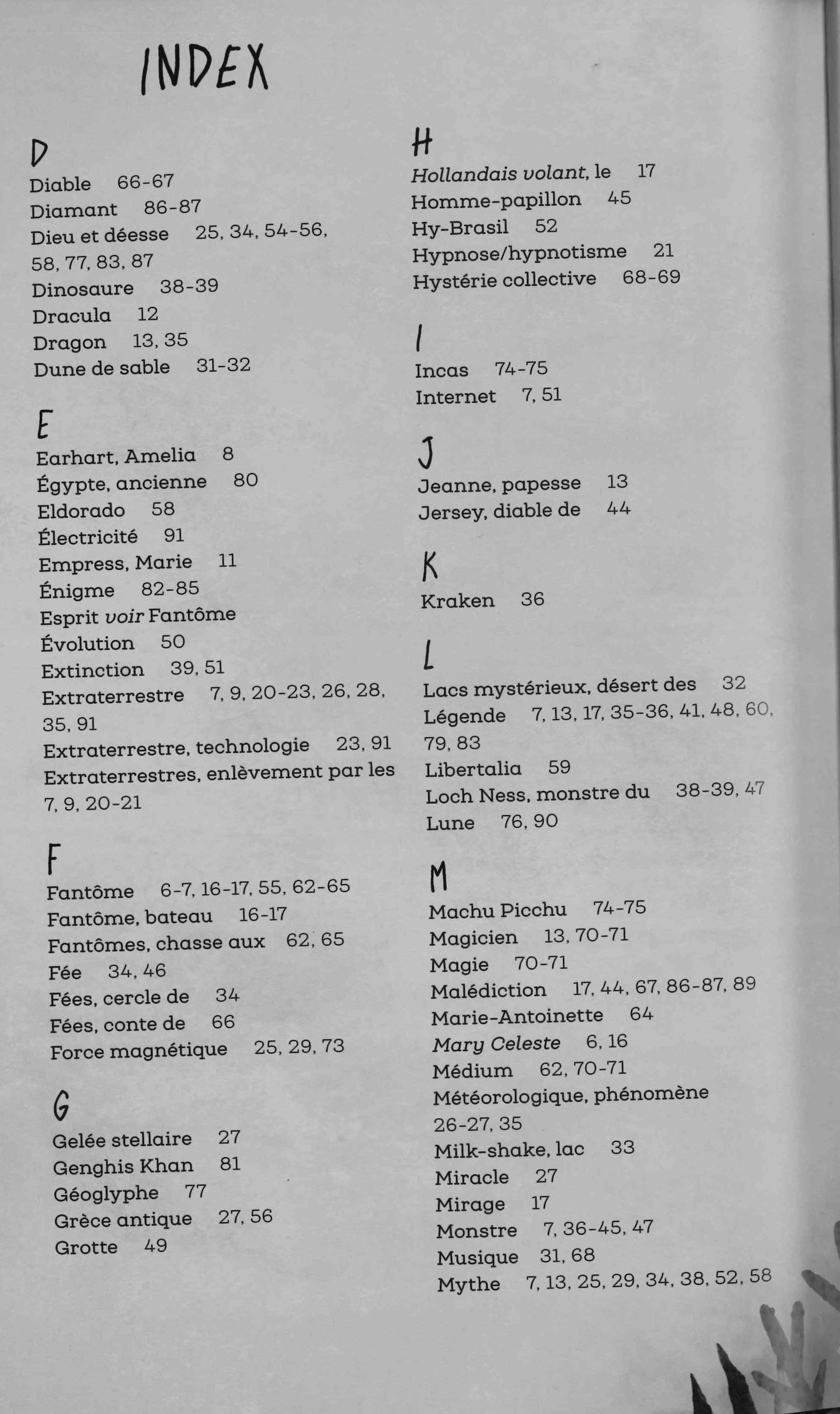 LE GRAND LIVRE DES MYSTERES LE GRAND LIVRE DES MYSTERES