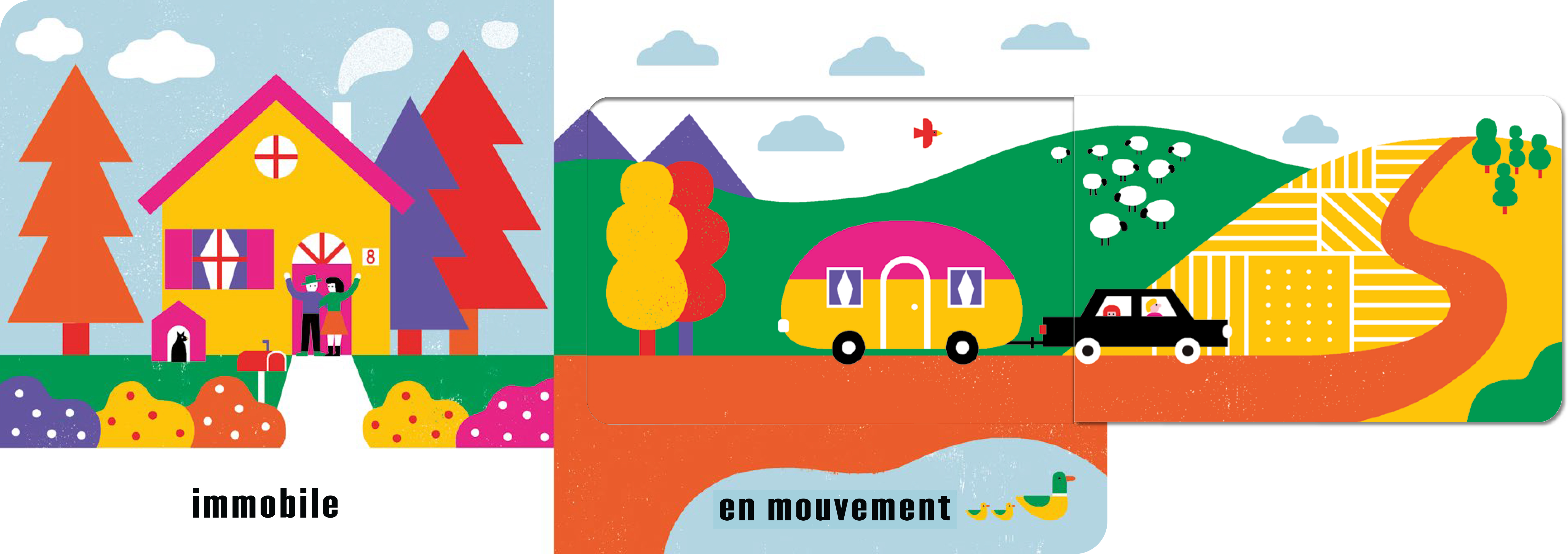 LES MAISONS - AVEC DES VOLETS A SOULEVER