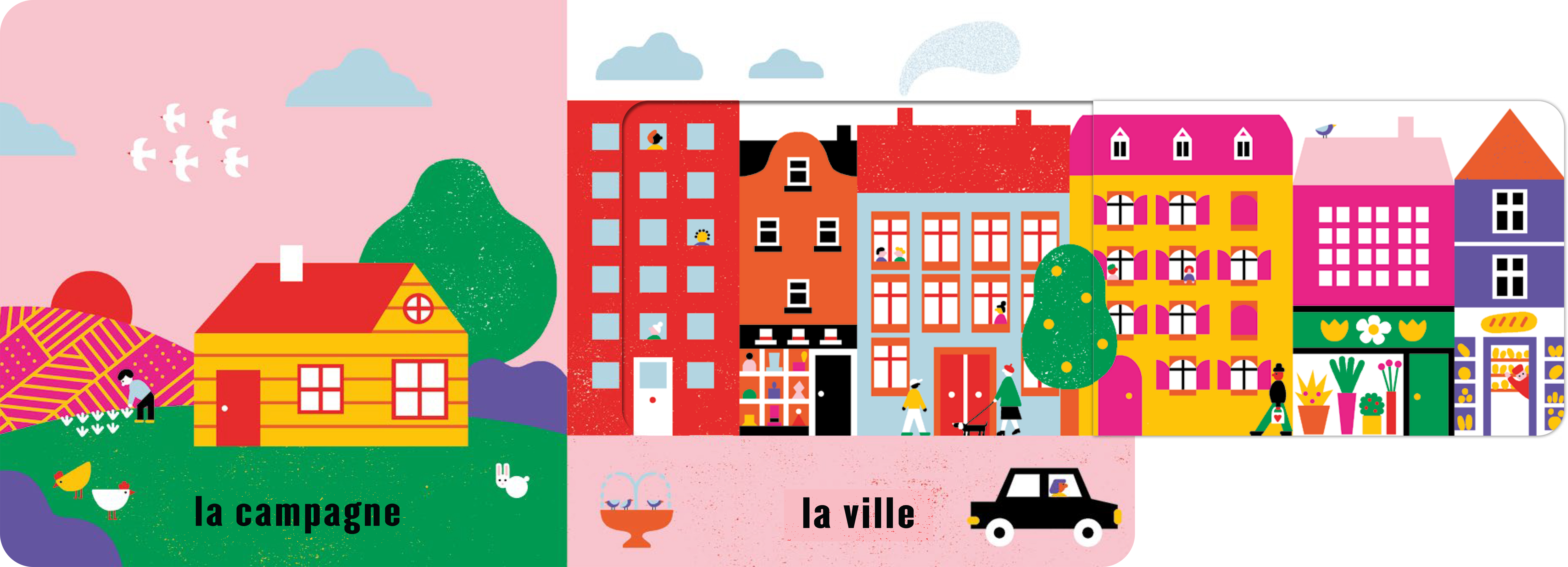 LES MAISONS - AVEC DES VOLETS A SOULEVER