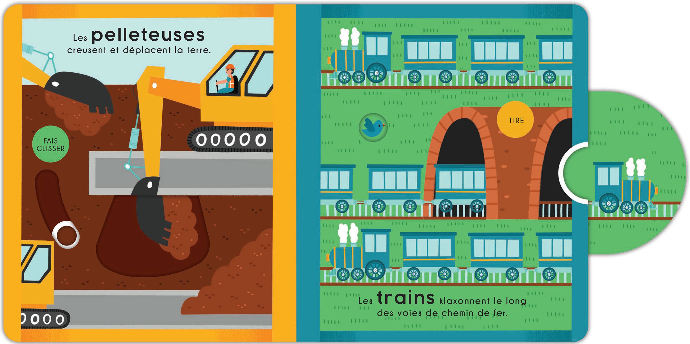 LE GARAGE ET SES VEHICULES : TIRE, TOURNE ET FAIS GLISSER !