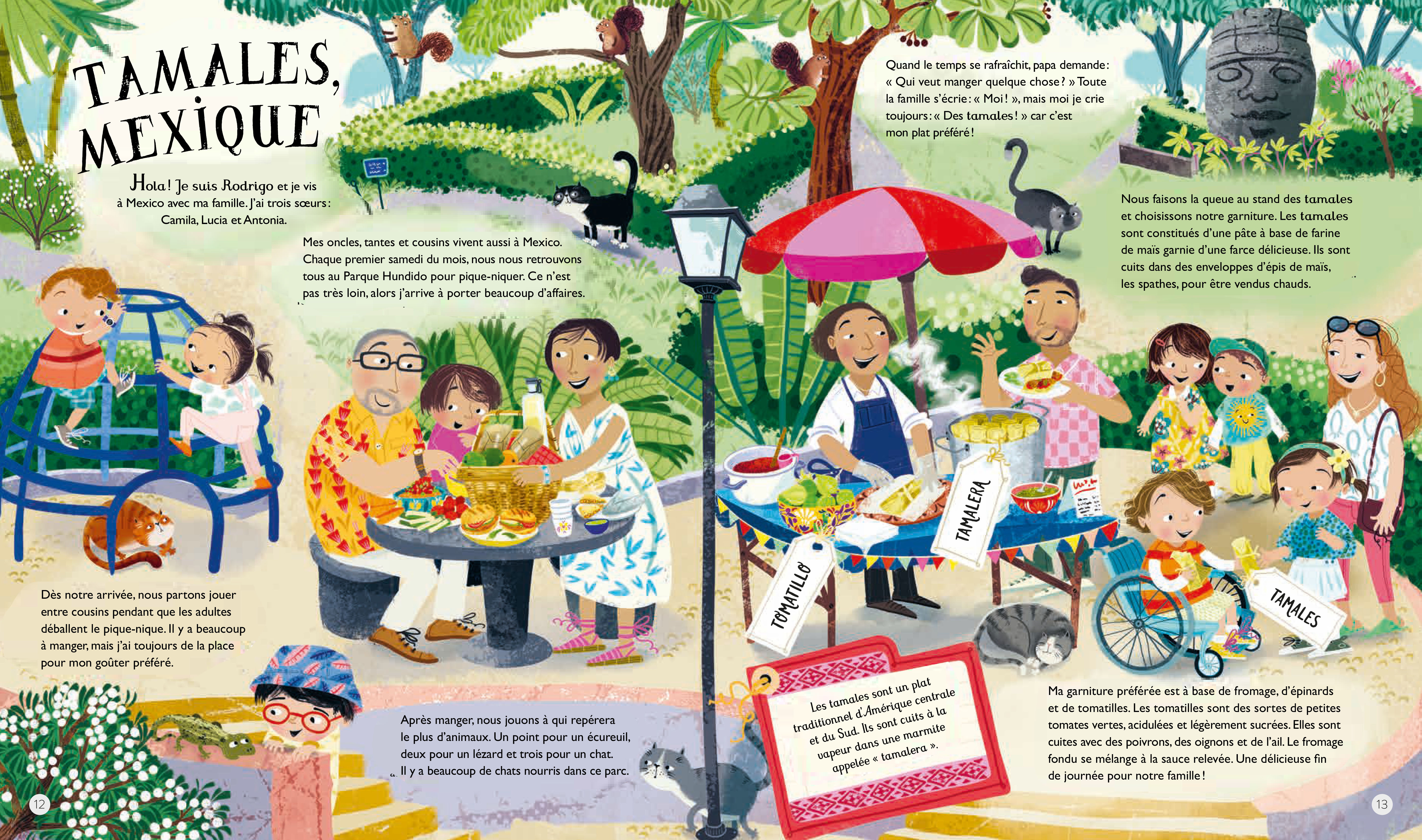 VOYAGE GOURMAND AUTOUR DU MONDE - 20 ENFANTS RACONTENT LES SPECIALITES PREFEREES DE LEUR PAYS