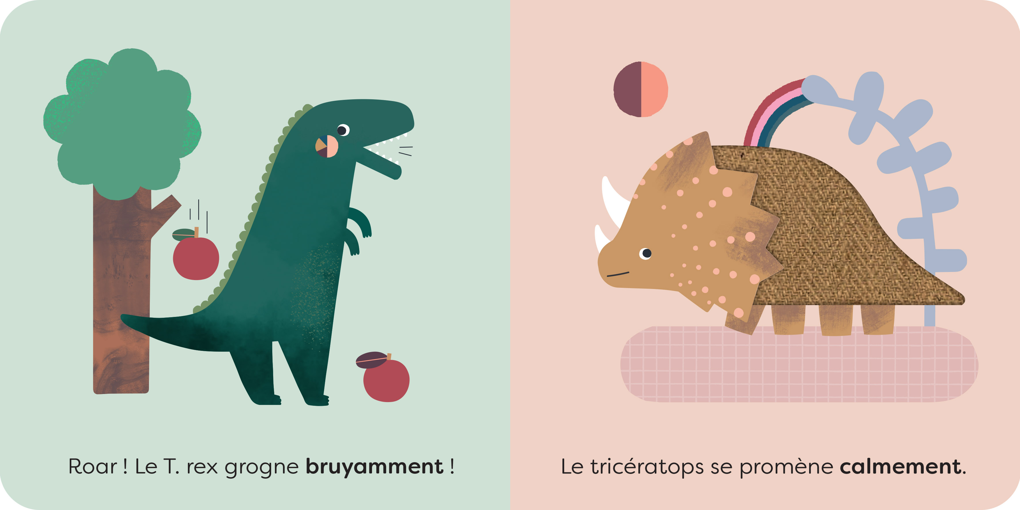 LES DINOSAURES - A LA DECOUVERTE DES CONTRAIRES