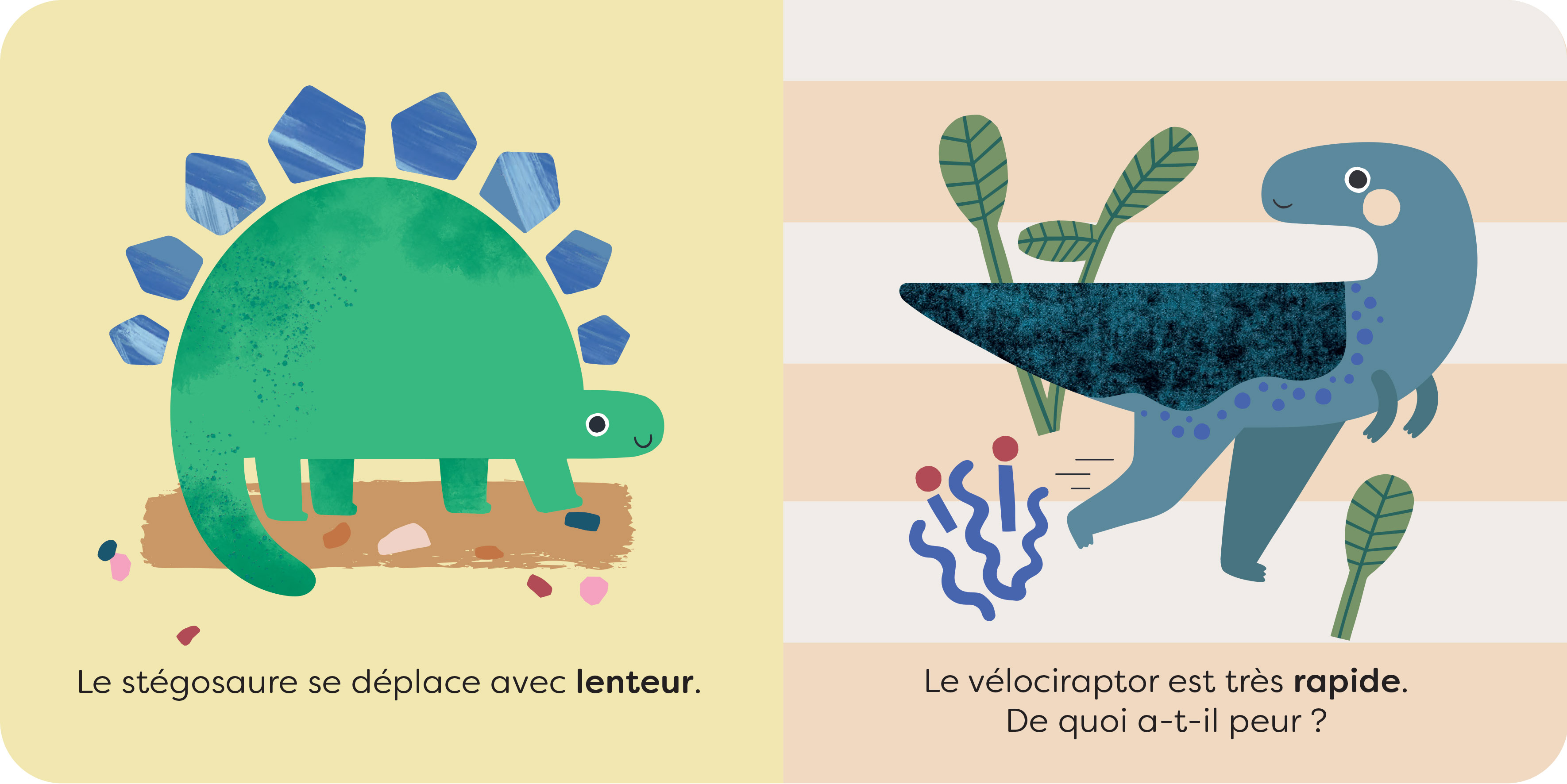 LES DINOSAURES - A LA DECOUVERTE DES CONTRAIRES LES DINOSAURES - A LA DECOUVERTE DES CONTRAIRES
