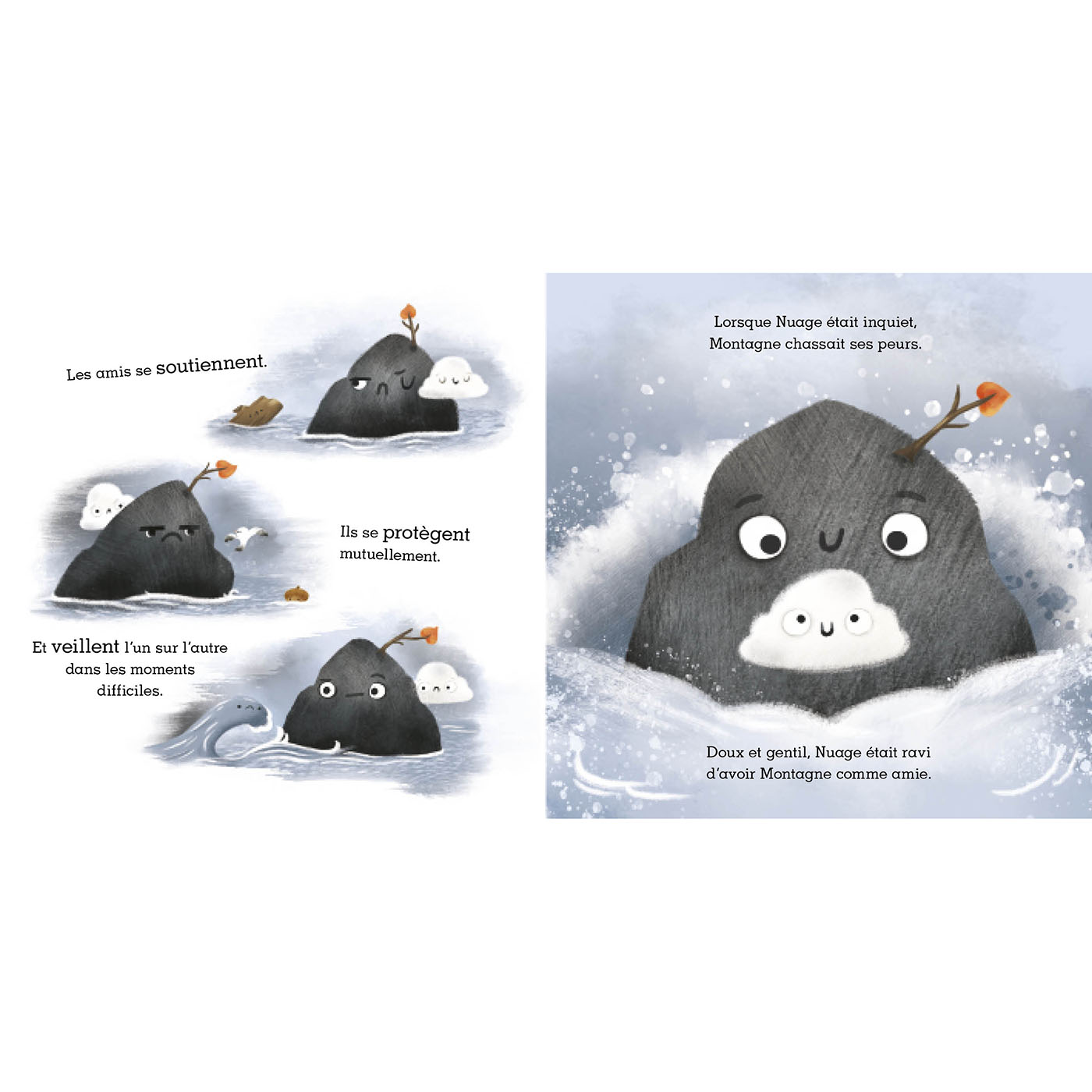 LA MONTAGNE ET LE NUAGE