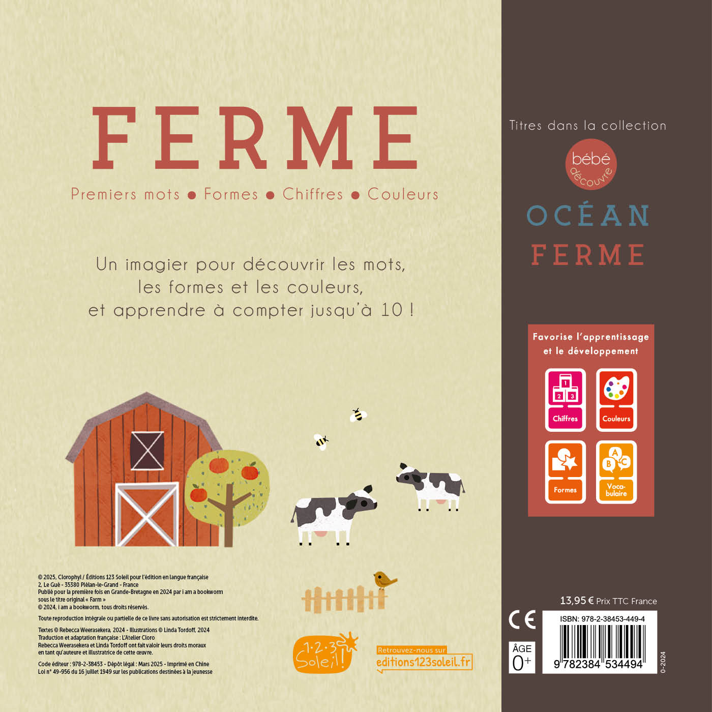 FERME - FORMES, CHIFFRES, COULEURS, PREMIERS MOTS