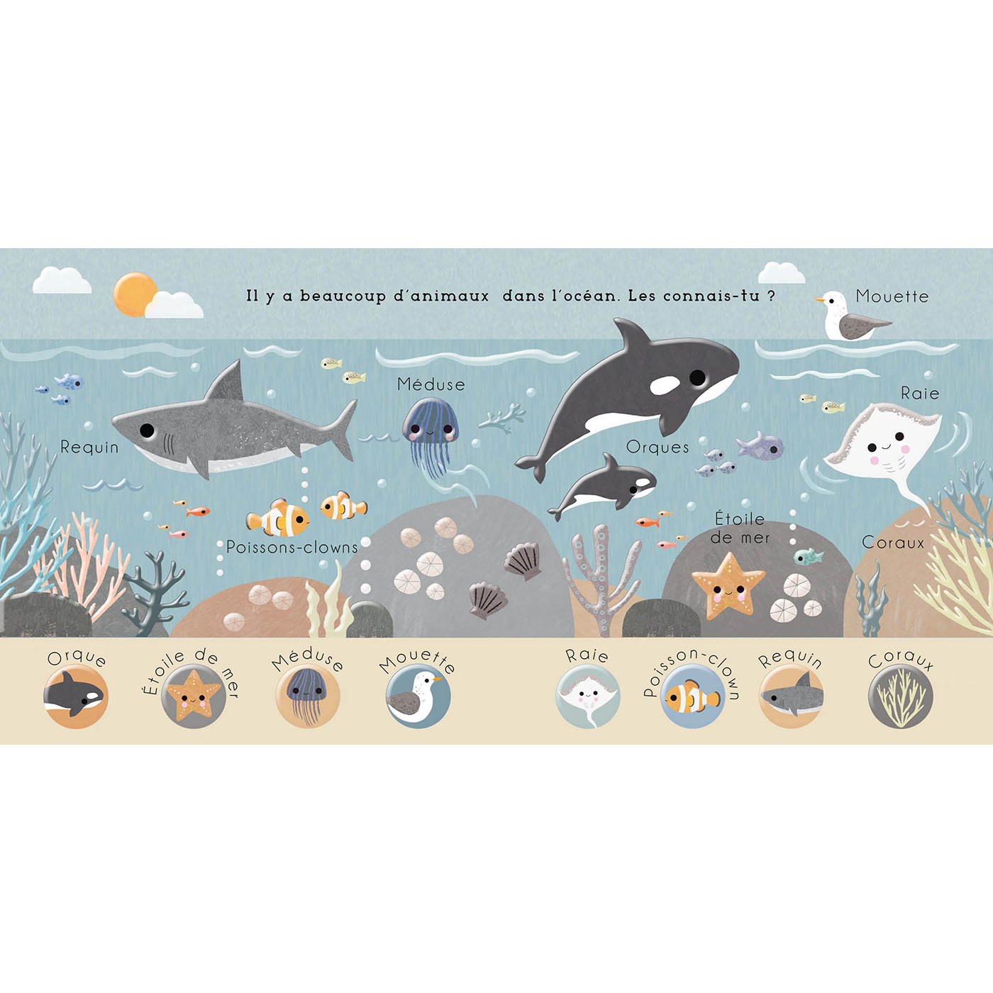 OCEAN - FORMES, CHIFFRES, COULEURS, PREMIERS MOTS