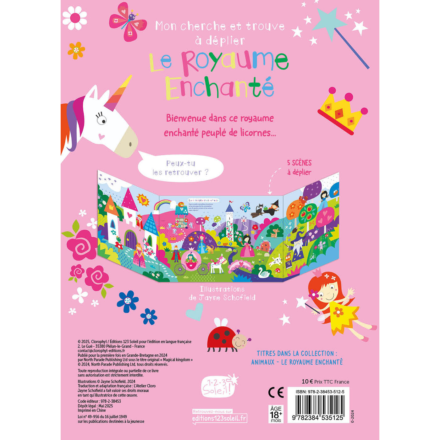 LE ROYAUME ENCHANTE - MON CHERCHE ET TROUVE A DEPLIER 
