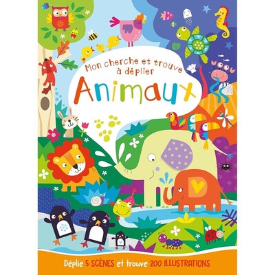 ANIMAUX - MON CHERCHE ET TROUVE A DEPLIER 