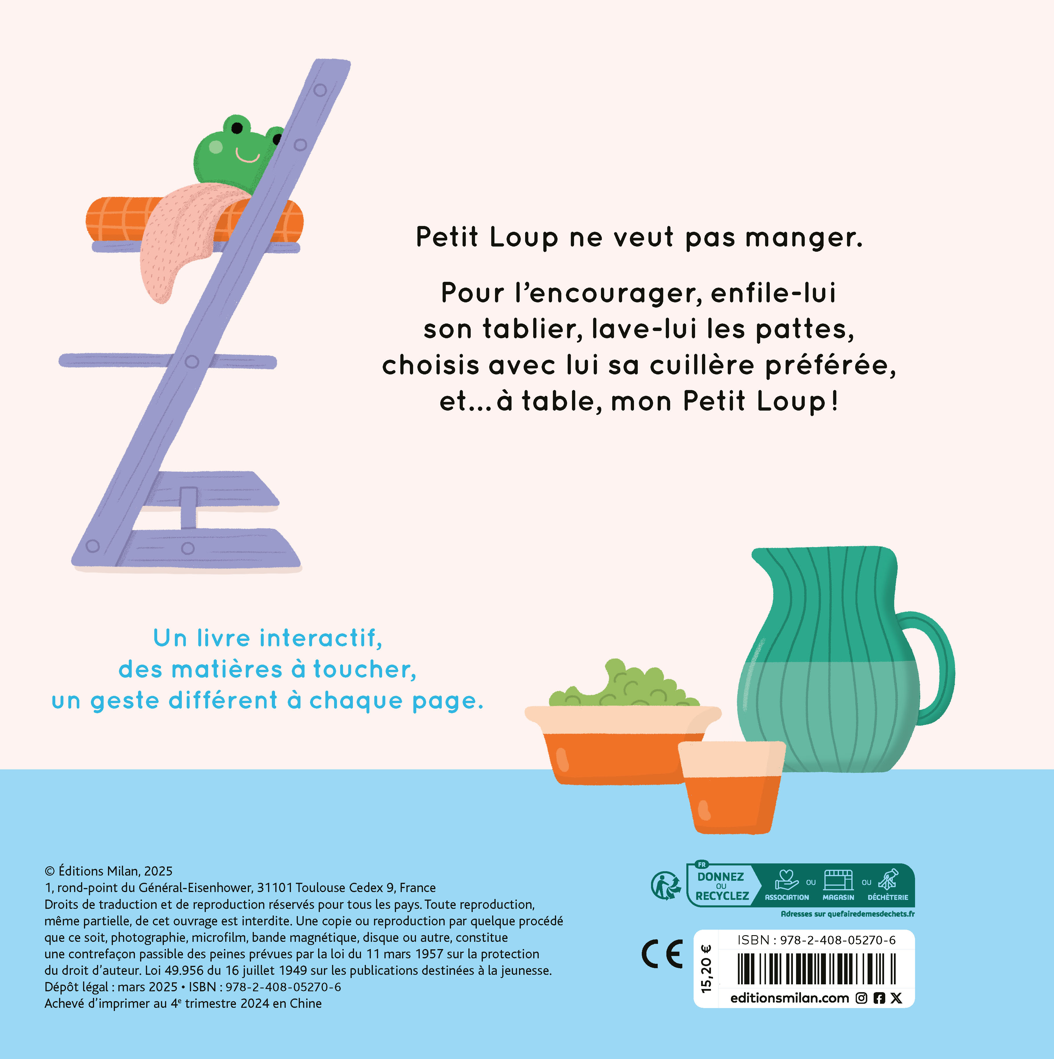 A TABLE, MON PETIT LOUP !