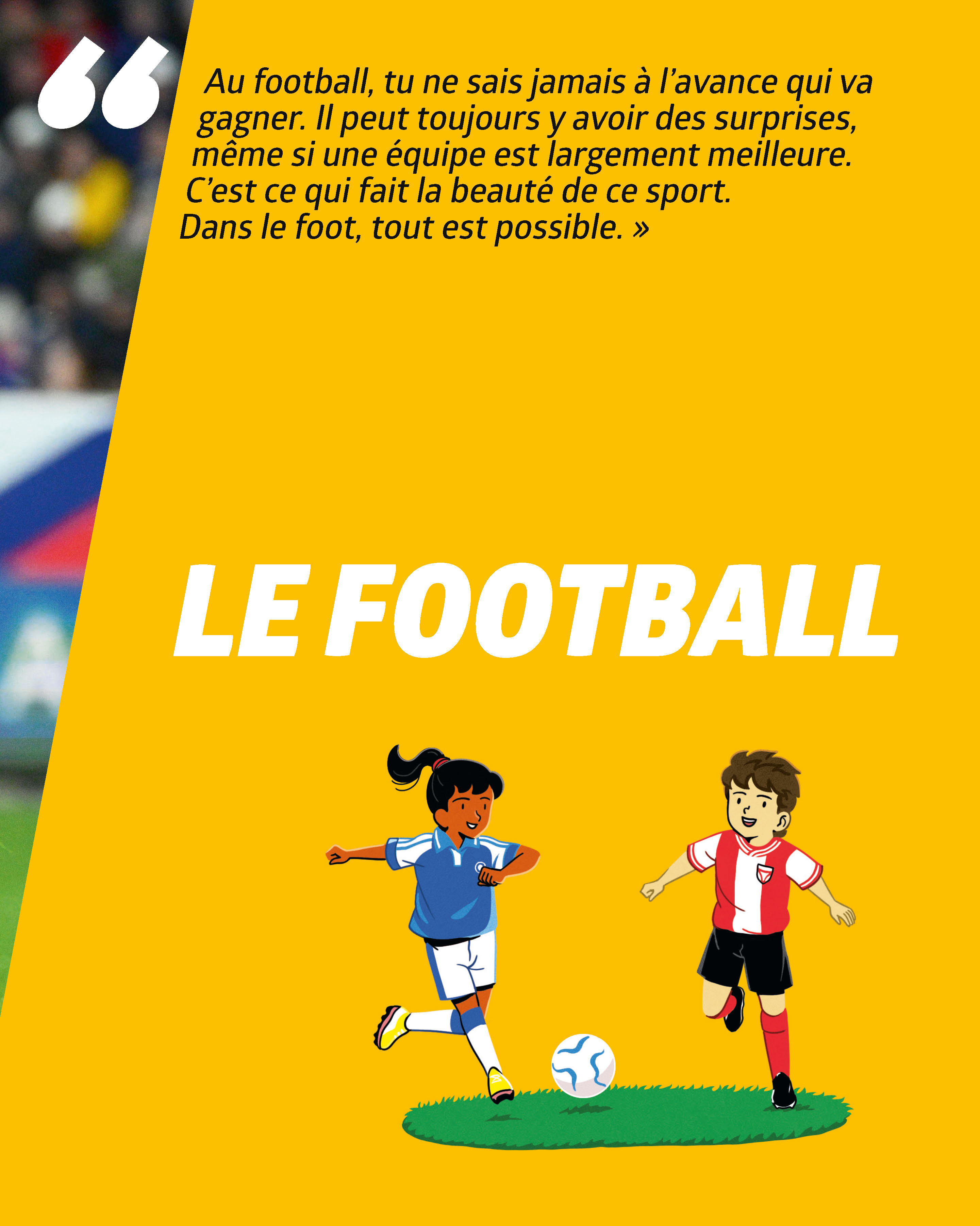 JE FAIS DU FOOTBALL AVEC EUGENIE LE SOMMER