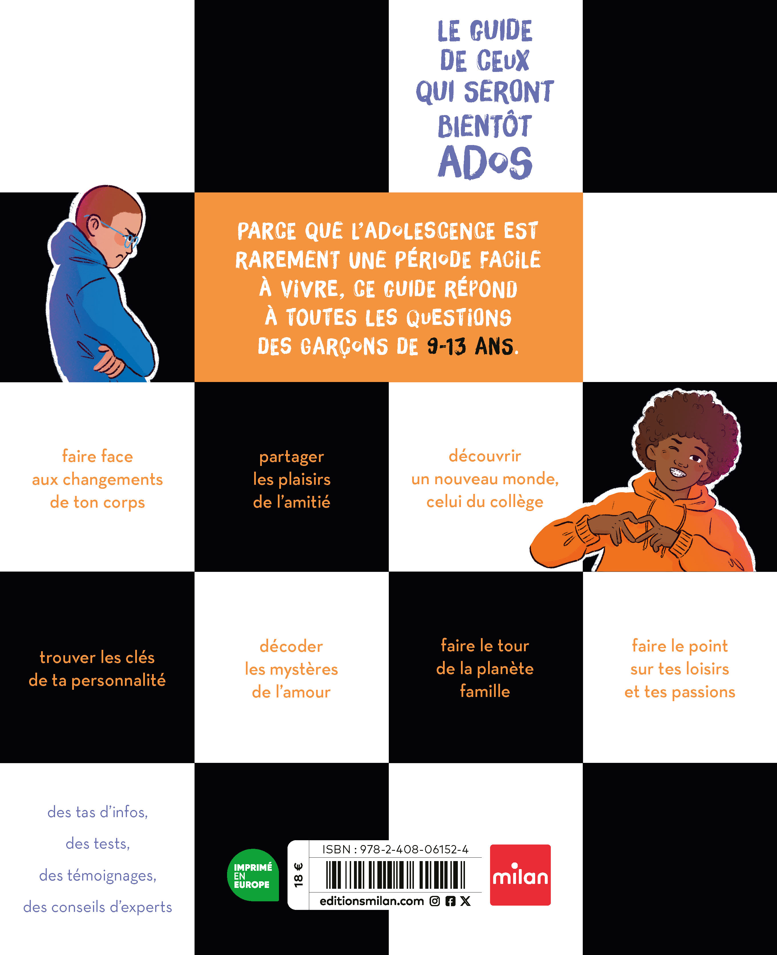 NOUS, LES GARCONS - GUIDE DE CEUX QUI SERONT BIENTOT ADOS