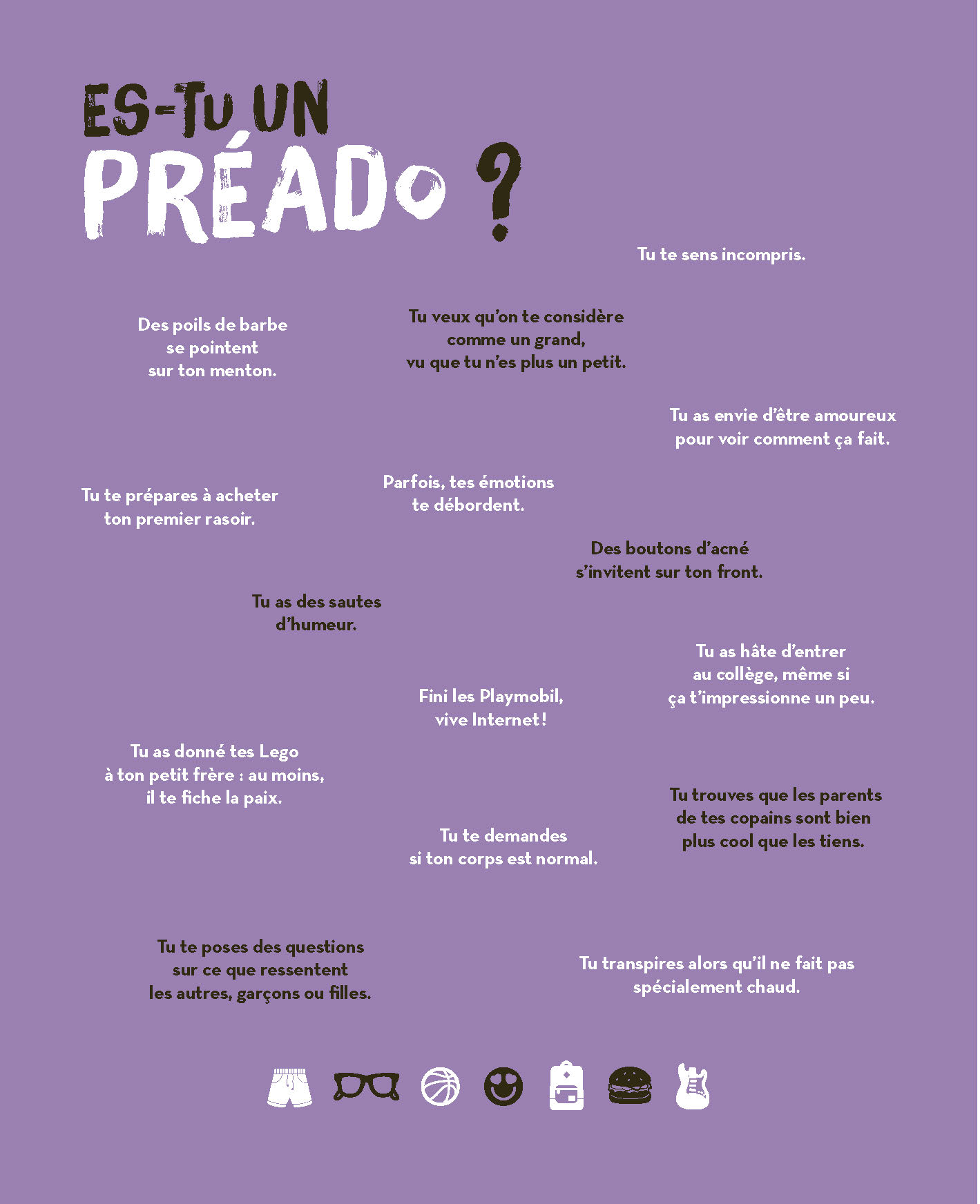 NOUS, LES GARCONS - GUIDE DE CEUX QUI SERONT BIENTOT ADOS