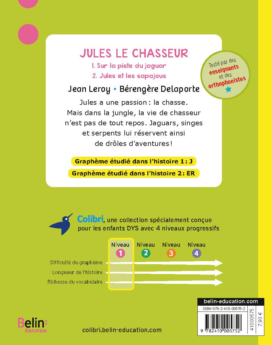JULES LE CHASSEUR - NIVEAU 1