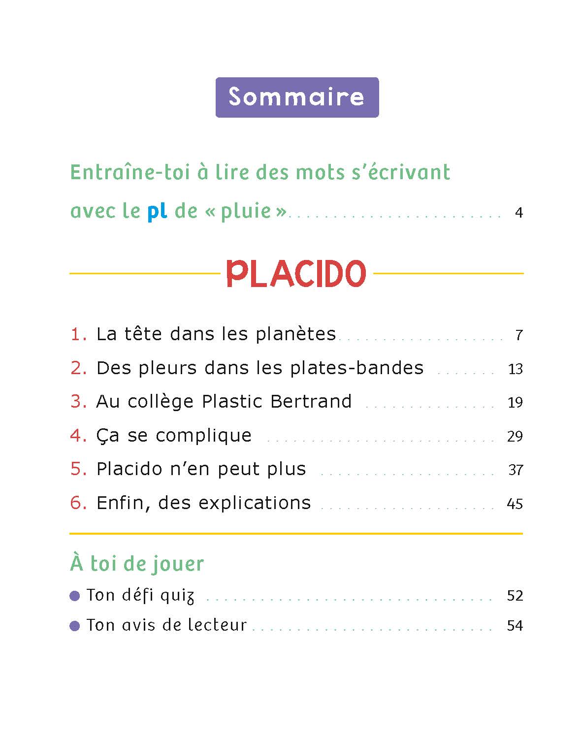 PLACIDO - NIVEAU 4