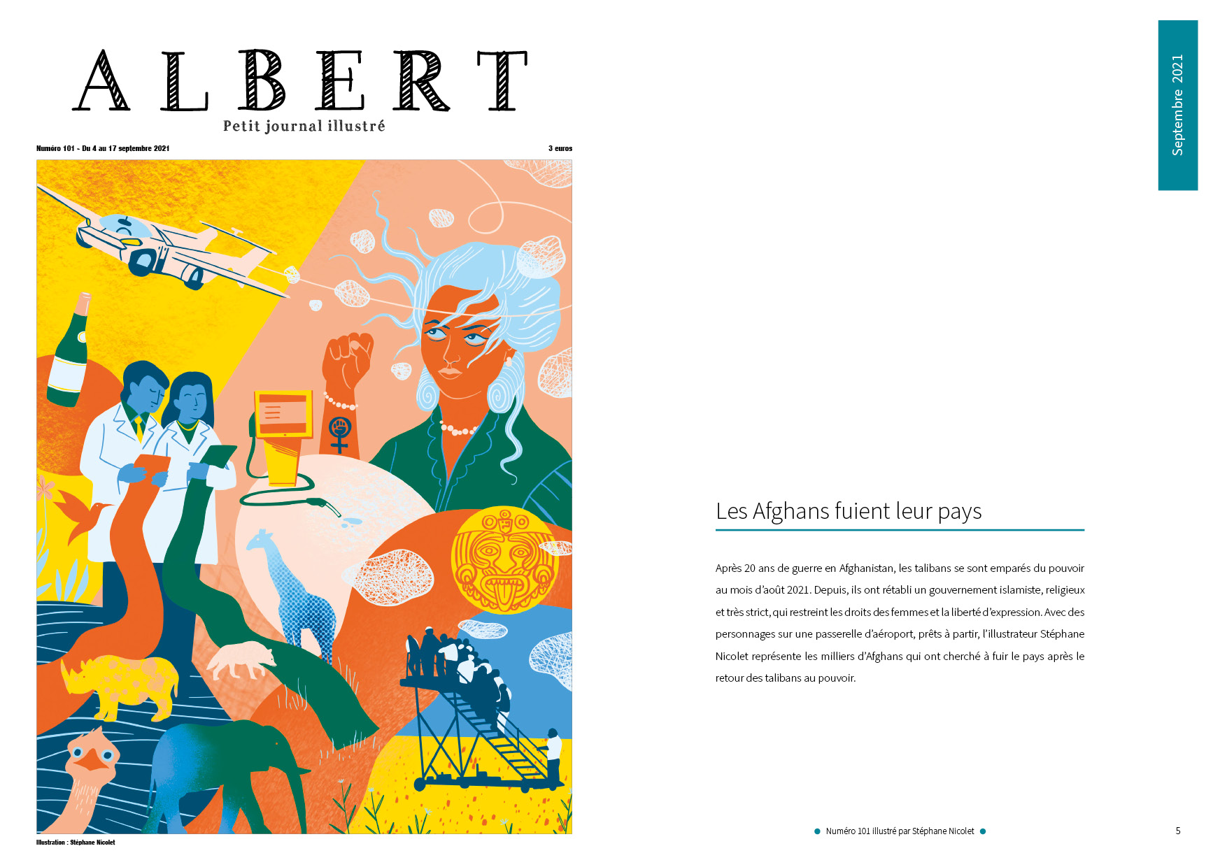 ALBERT : UN AN D