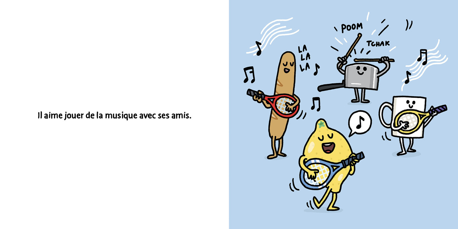 JOHN LE CITRON EST PRESSE LES BIDULES CHOUETTES. 