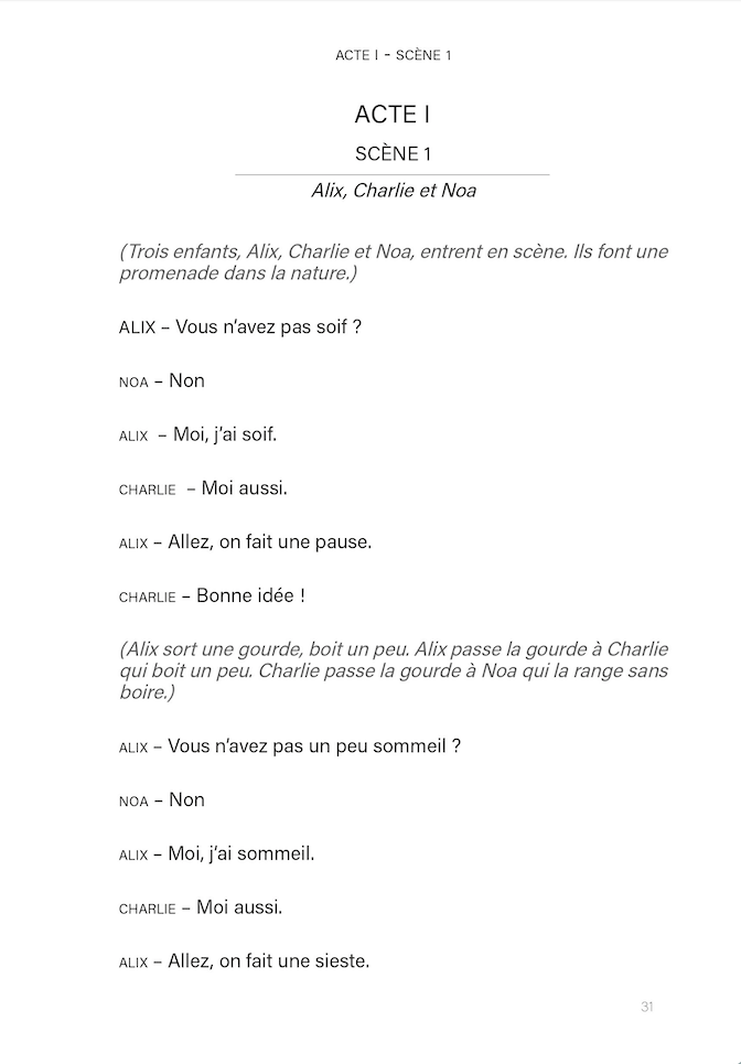 PANIQUE DANS LA NATURE