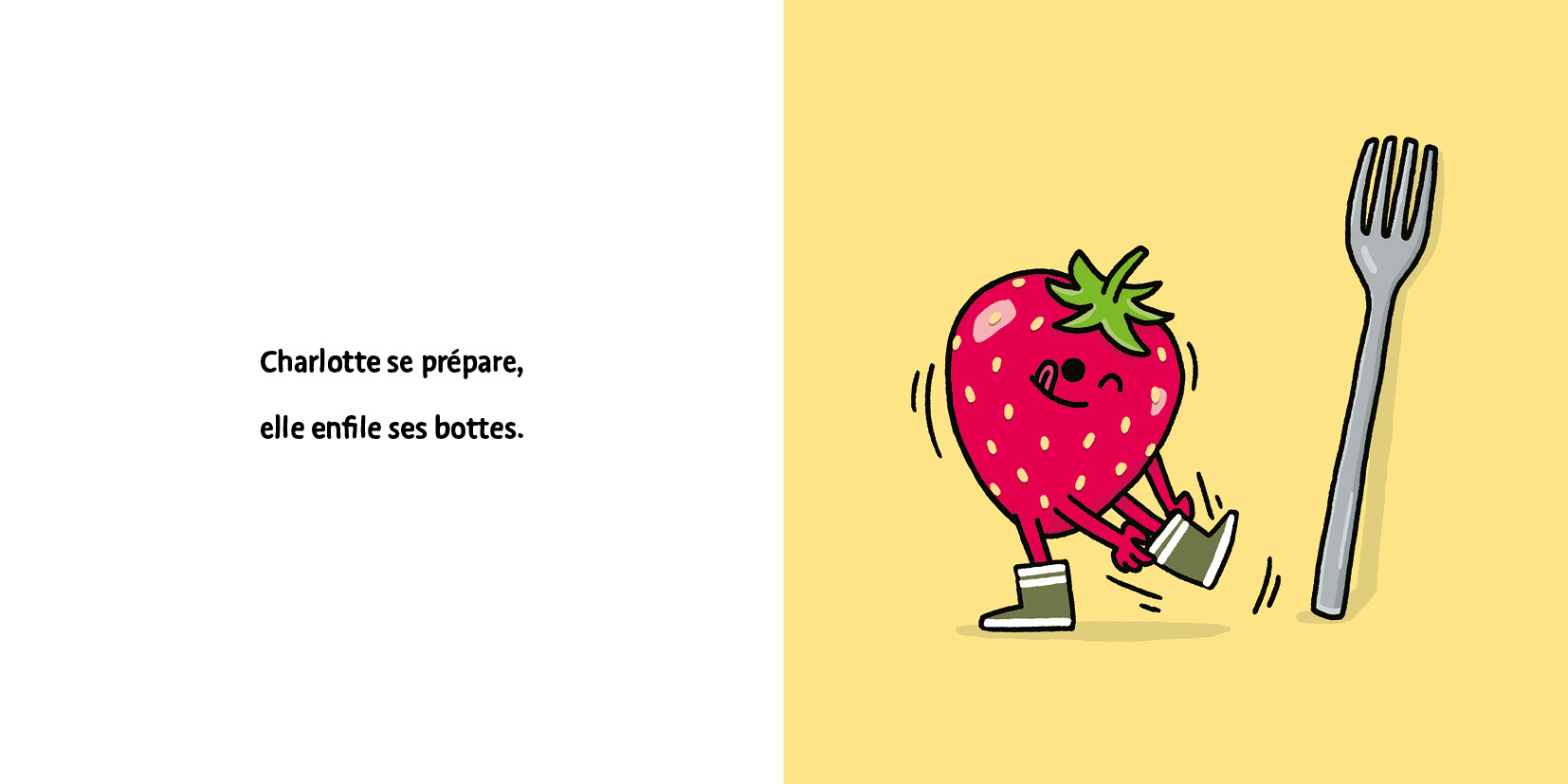 CHARLOTTE LA FRAISE VA A LA FERME