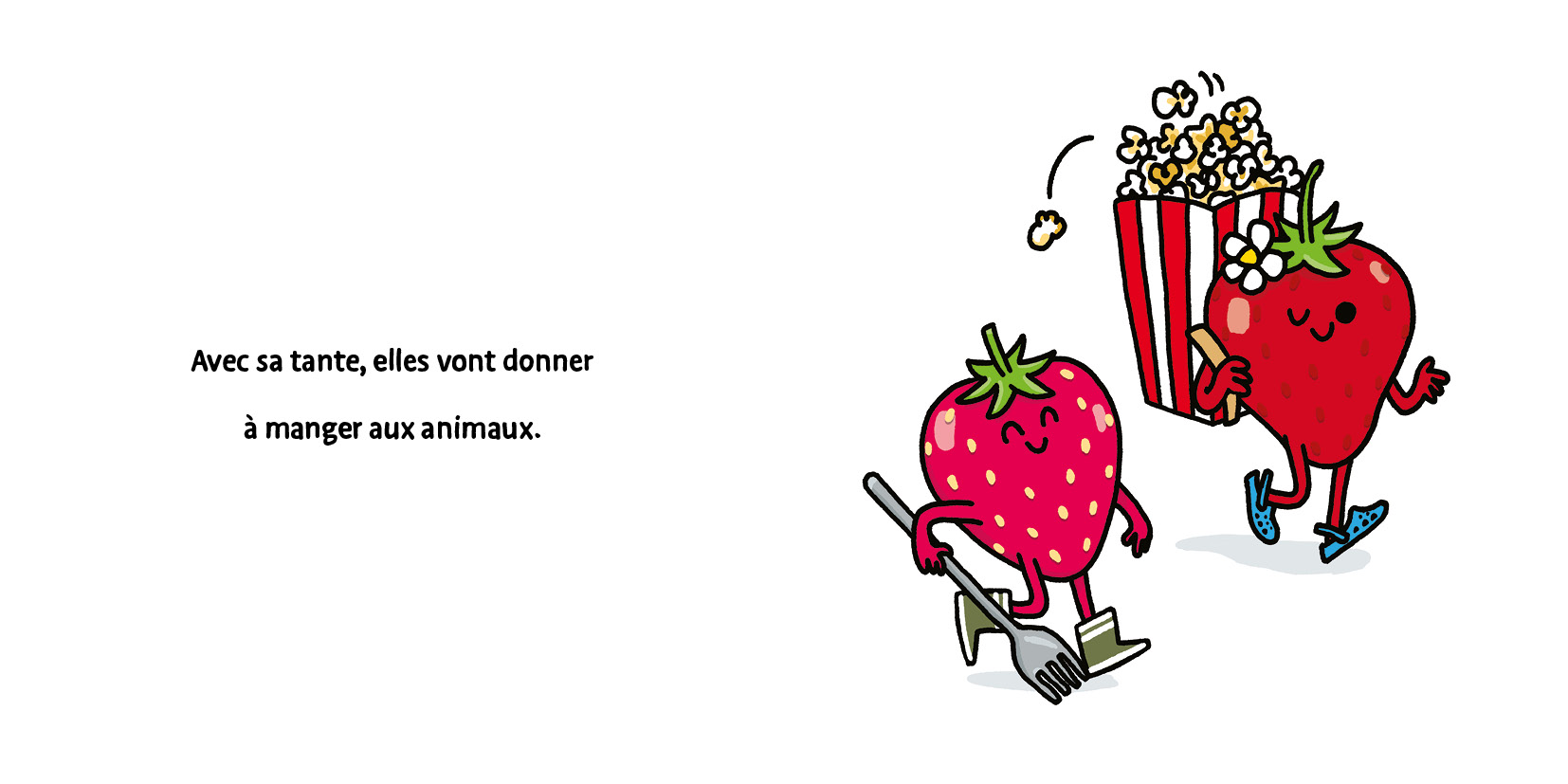 CHARLOTTE LA FRAISE VA A LA FERME