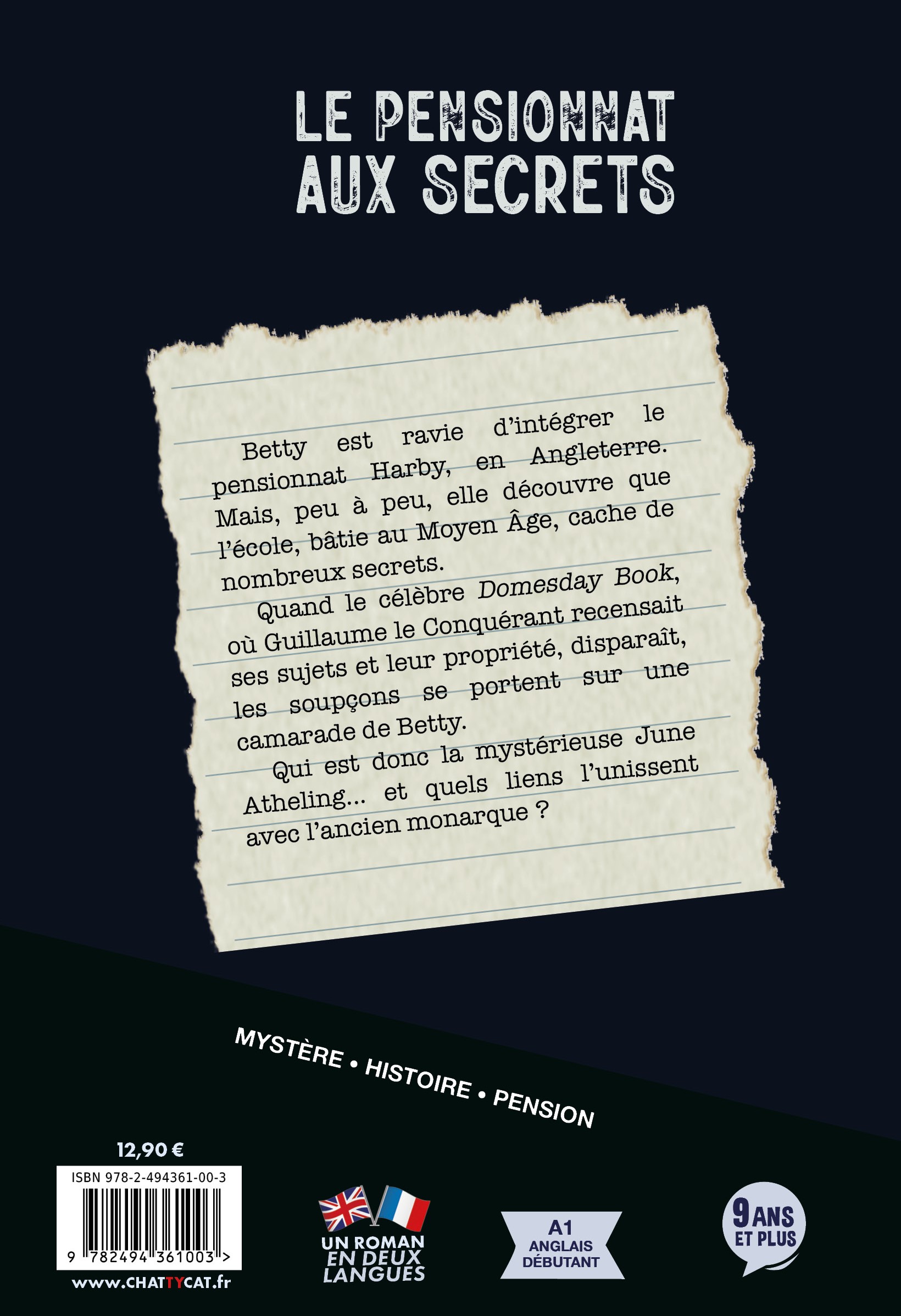 LE PENSIONNAT AUX SECRETS. LE MYSTERE DE GUILLAUME LE CONQUERANT