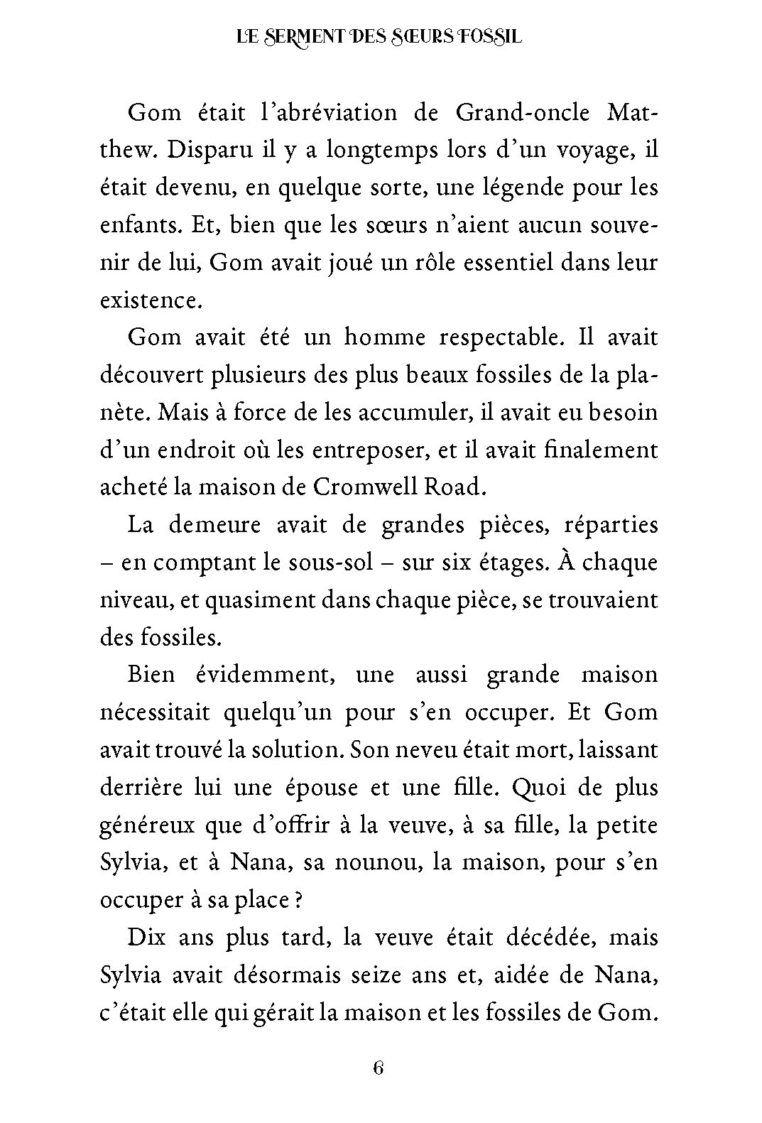 LE SERMENT DES SOEURS FOSSIL LE SERMENT DES SOEURS FOSSIL