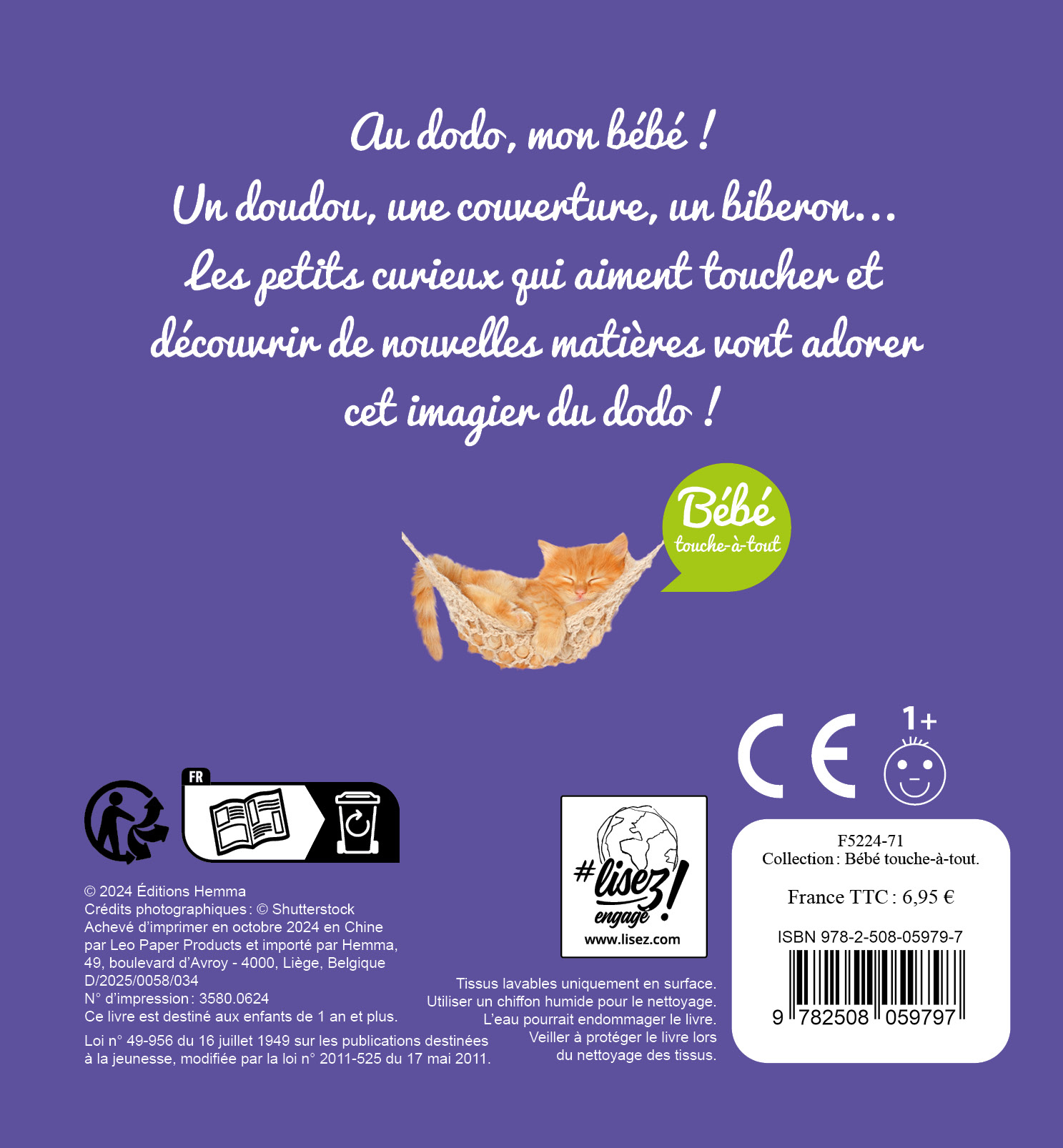 BEBE TOUCHE-A-TOUT - AU DODO !