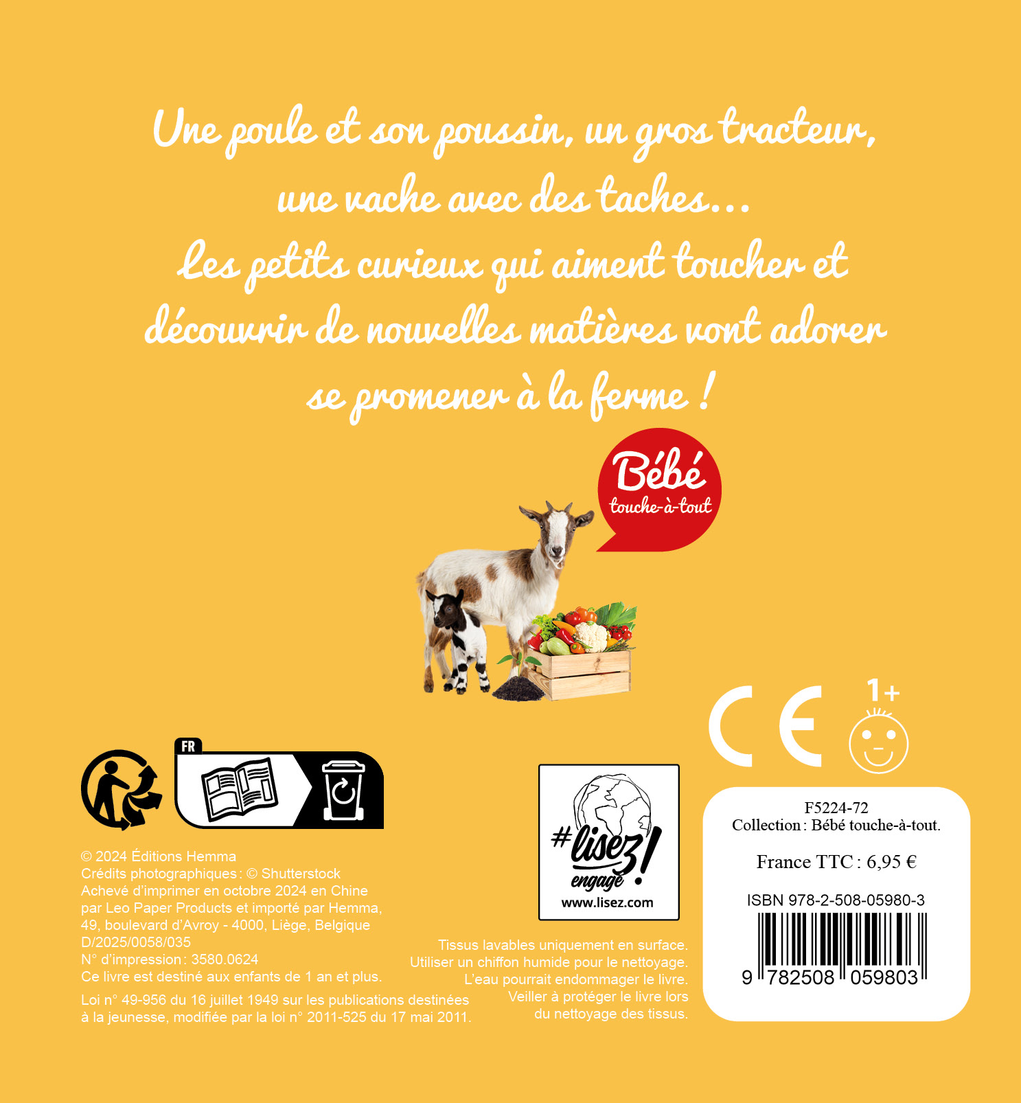 BEBE TOUCHE-A-TOUT - A LA FERME