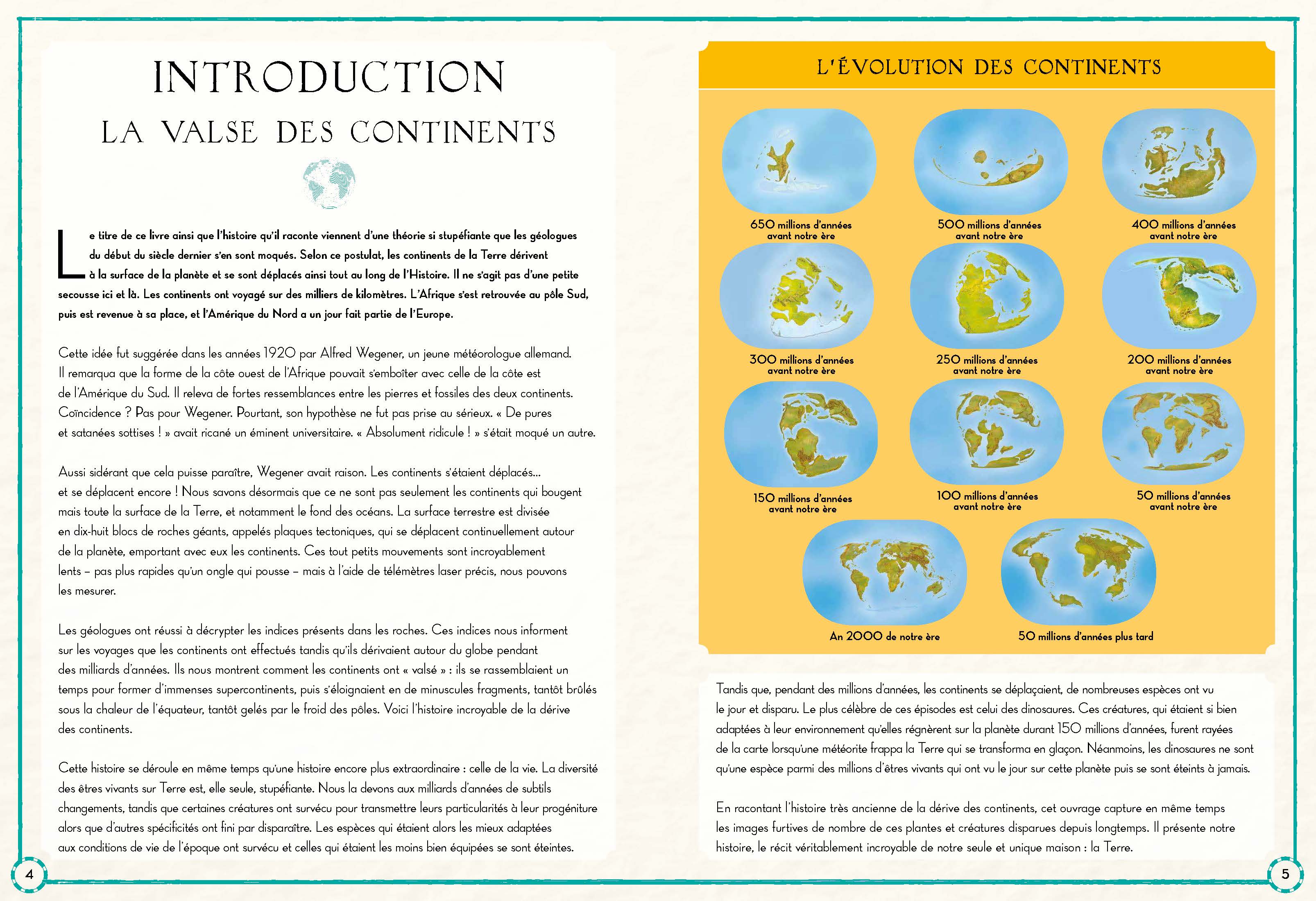 LA DERIVE DES CONTINENTS : DES ORIGINES AU 3E MILLENAIRE
