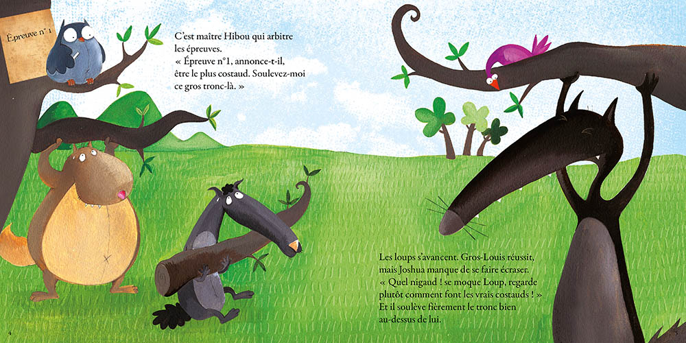 LE LOUP QUI S AIMAIT BEAUCOUP TROP