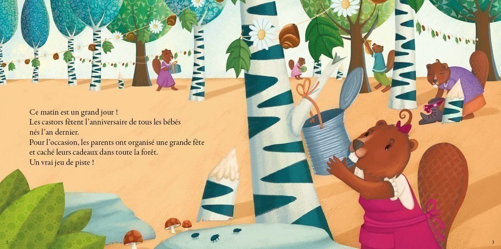 PETIT CASTOR RECOIT UN DROLE DE CADEAU
