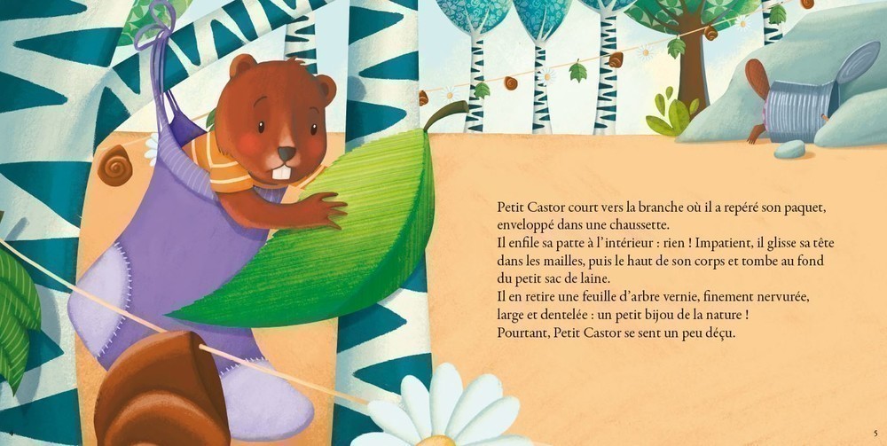 PETIT CASTOR RECOIT UN DROLE DE CADEAU