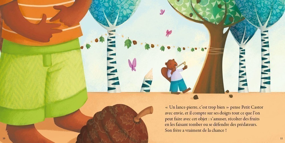 PETIT CASTOR RECOIT UN DROLE DE CADEAU