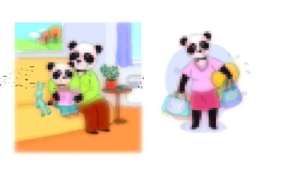 KAMISHIBAI PETIT PANDA VA AU POT