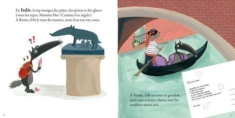 LE LOUP QUI  VOULAIT FAIRE LE TOUR DU MONDE