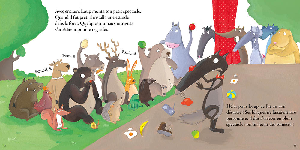 LE LOUP QUI VOULAIT ETRE UN ARTISTE