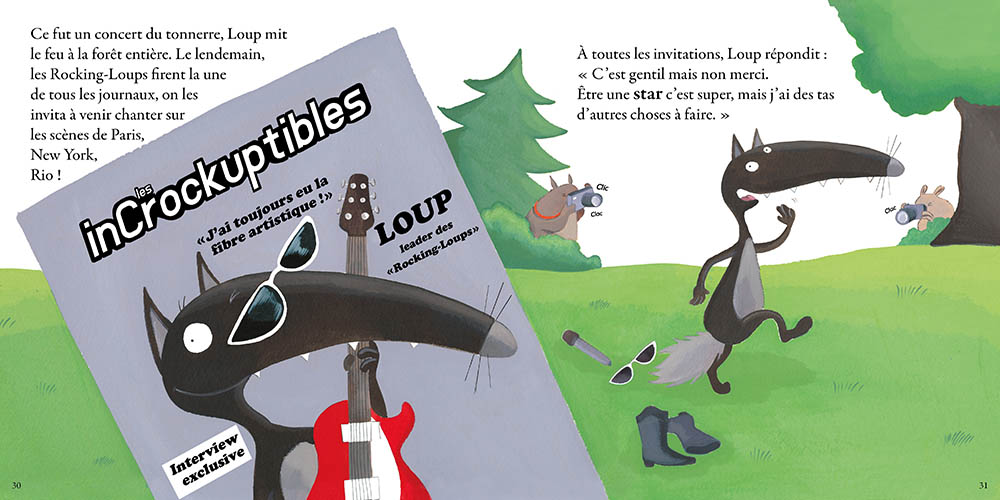 LE LOUP QUI VOULAIT ETRE UN ARTISTE
