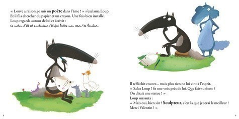 LE LOUP QUI VOULAIT ETRE UN ARTISTE LE LOUP QUI VOULAIT ETRE UN ARTISTE