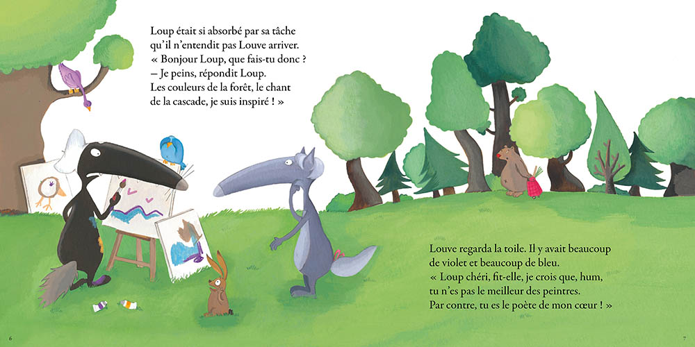 LE LOUP QUI VOULAIT ETRE UN ARTISTE