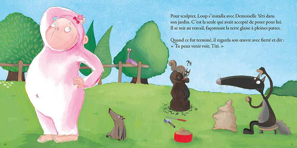LE LOUP QUI VOULAIT ETRE UN ARTISTE