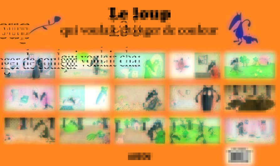 KAMISHIBAI LE LOUP QUI VOULAIT CHANGER DE COULEUR