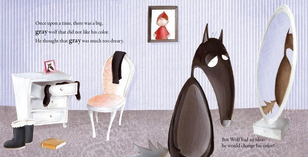 THE WOLF WHO WANTED TO CHANGE HIS COLOR