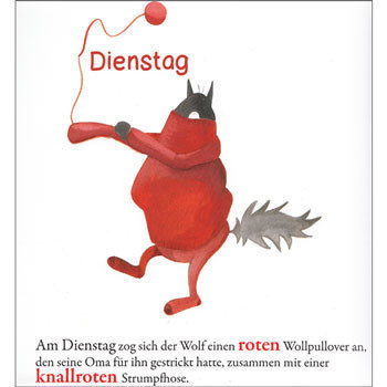 DER WOLF DER SEINE FARBE NICHT MOCHTE