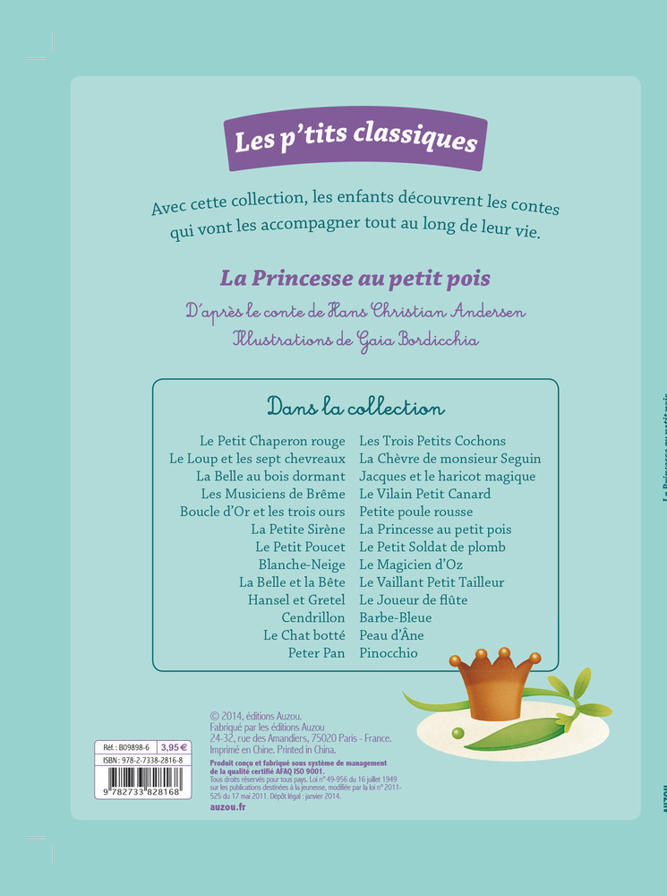 La Princesse Au Petit Pois  (Nouvelle Edition)
