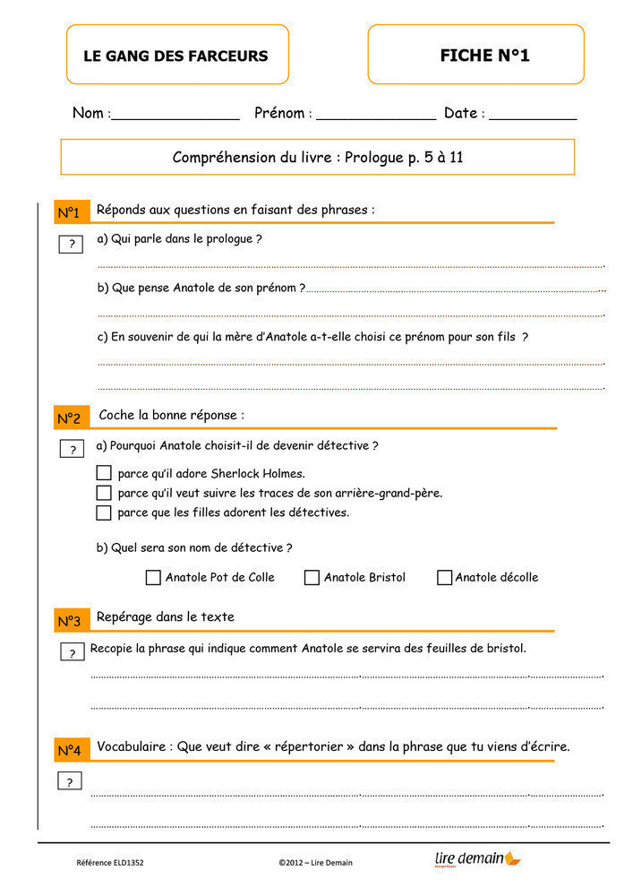 LECTURE SUIVIE - LE GANG DES FARCEURS (25 EX)