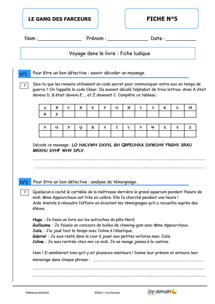 LECTURE SUIVIE - LE GANG DES FARCEURS (25 EX)