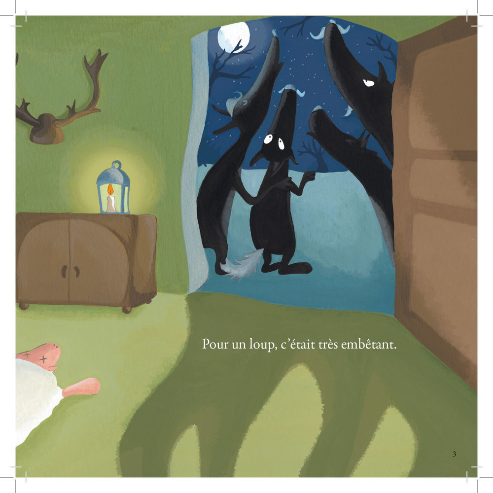 The Wolf Who Was Scared Of His Shadow