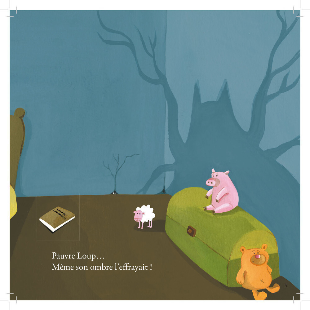 The Wolf Who Was Scared Of His Shadow